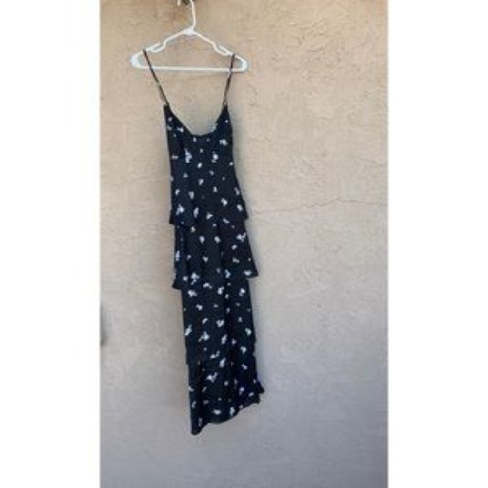 Brand New Bardot Dalia Tiered Dress in Midnight